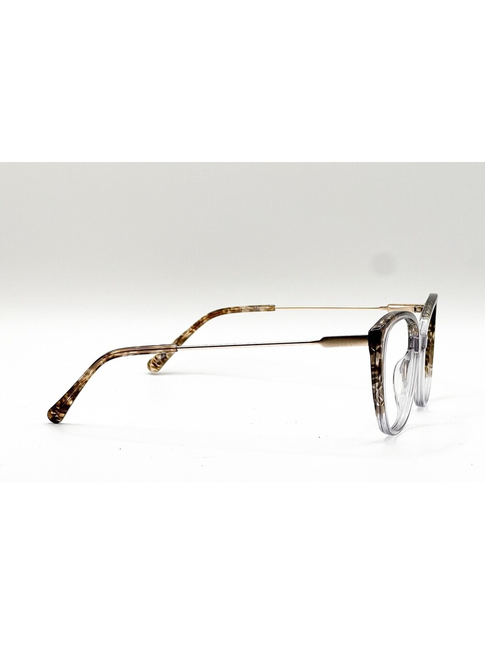 Chelsea Morgan CM 202214 GR/BR Gray/Brown Authentic Eyeglass Frames 53-17 - Picture 3 of 5